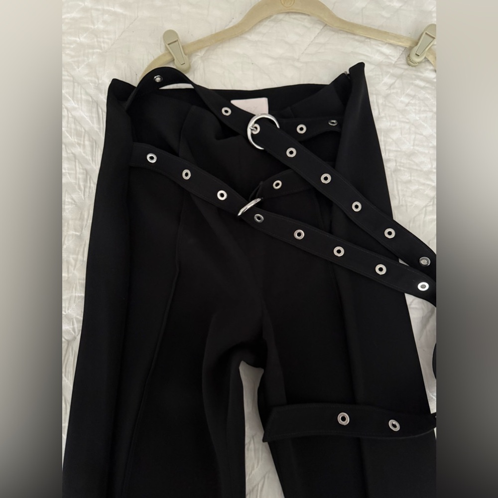 Cinq à Sept Black Belted Pants - Size 6